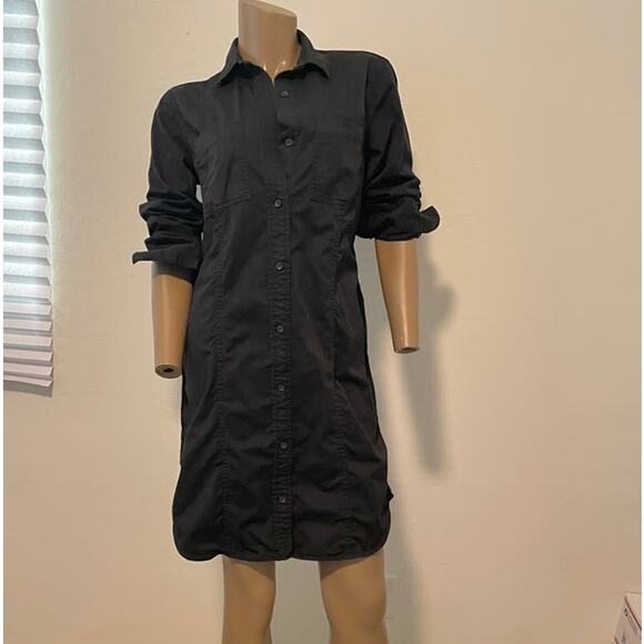 Everlane long sleeve button front shirt dress size 2 XS D3 5034 - Picture 8 of 9